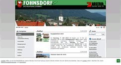 Desktop Screenshot of fohnsdorf.at