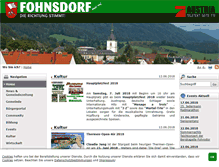 Tablet Screenshot of fohnsdorf.at